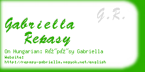 gabriella repasy business card